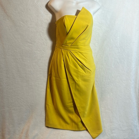 House of CB London Uma Yellow Dress S - Picture 2 of 11